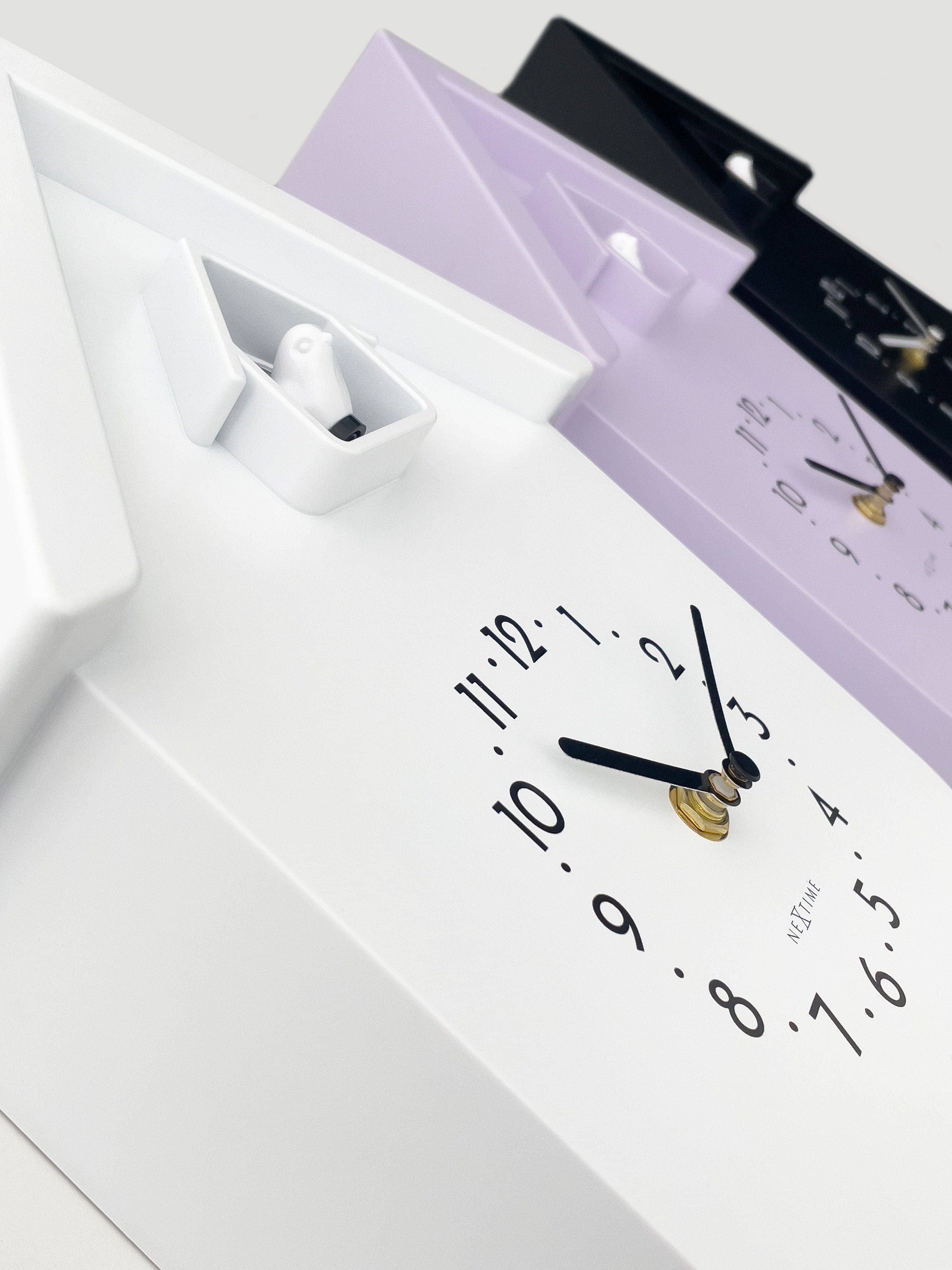NeXtime - Wholesale Wall Clock - Wall clock 21.5x41.5x8.5cm - Pendulum - Cuckoo -NeXtime 'Twitter'4