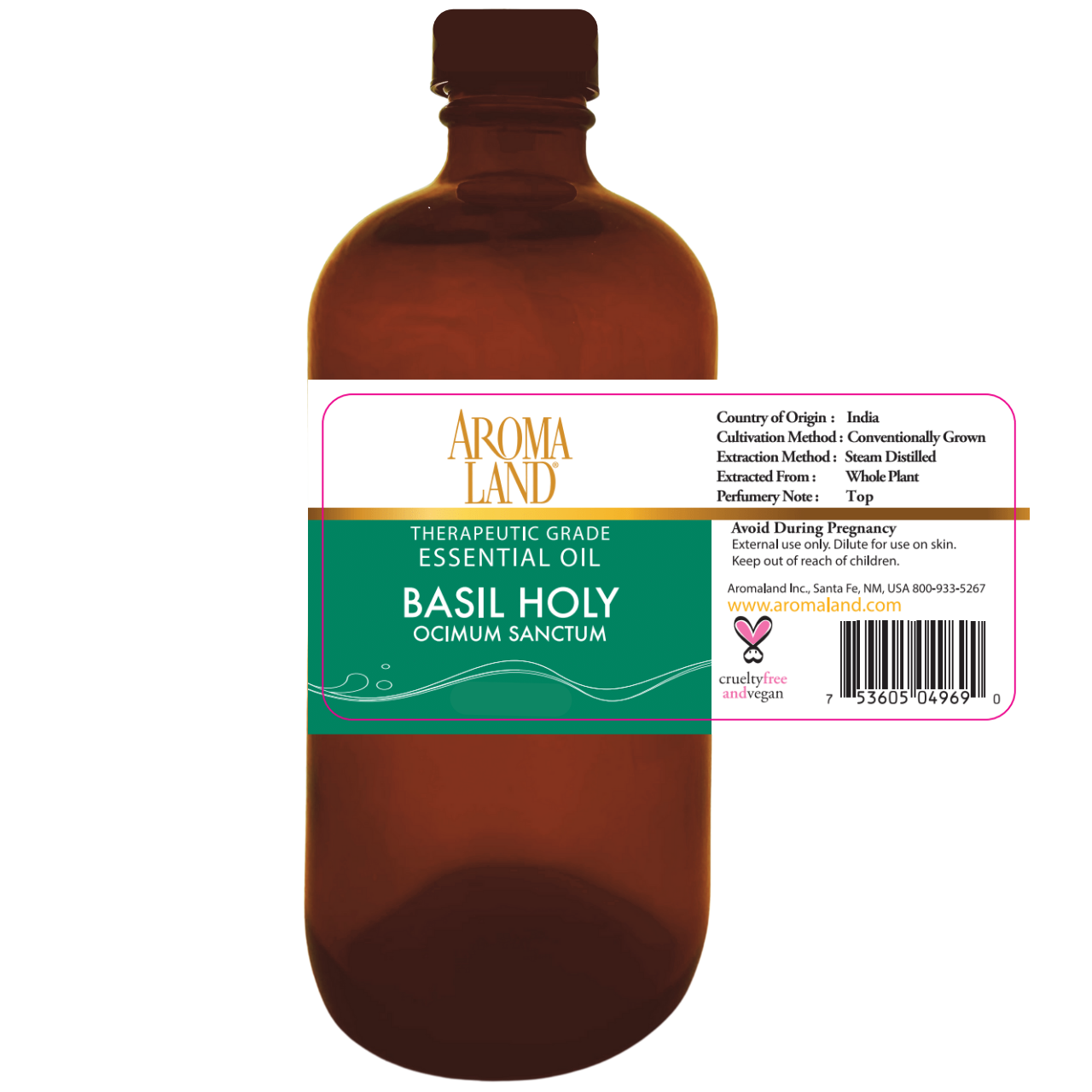 AROMALAND INC. - Wholesale Essential Oil - Basil Holy (Tulsi) Essential Oil2