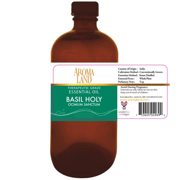 AROMALAND INC. - Wholesale Essential Oil - Basil Holy (Tulsi) Essential Oil2