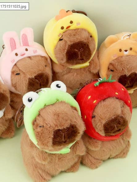 Capybara Plush Keychain – BIG Neck Hood Series and other Purchase Wholesale panda costume. Free Returns & Net 60 Terms on Faire trending on Faire.