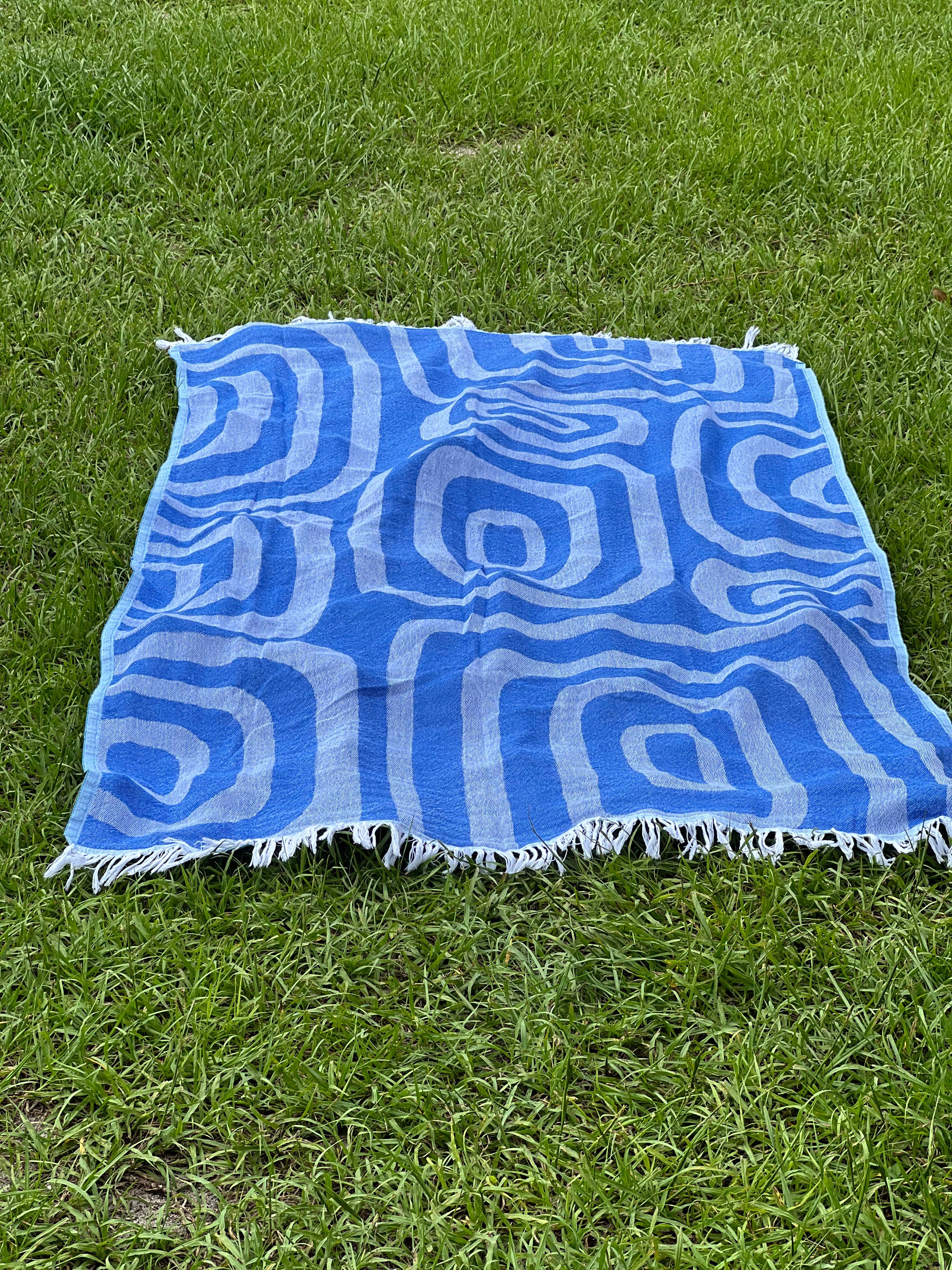 TurkanHome - Wholesale Beach Towel - Psychedelic Turkish Towel, Throw, Shawl3