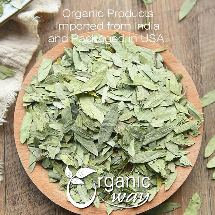 Organic Way LLC - Venta al por mayor Tés saludables/desintoxicantes - Hoja de sen orgánica cortada y tamizada