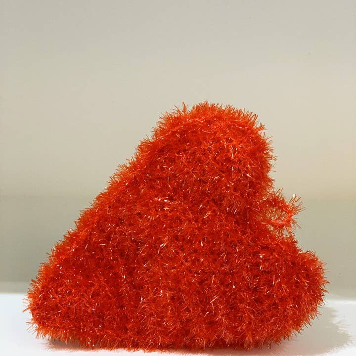 RACHA - Wholesale Cleaning Sponge - Lurex Tawashi heart sponges 4 colors