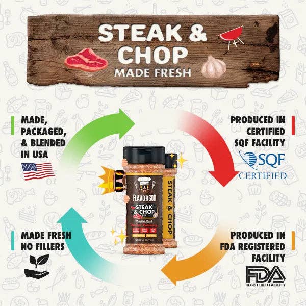 Flavor God - Wholesale Rub - Steak & Chop Rub5