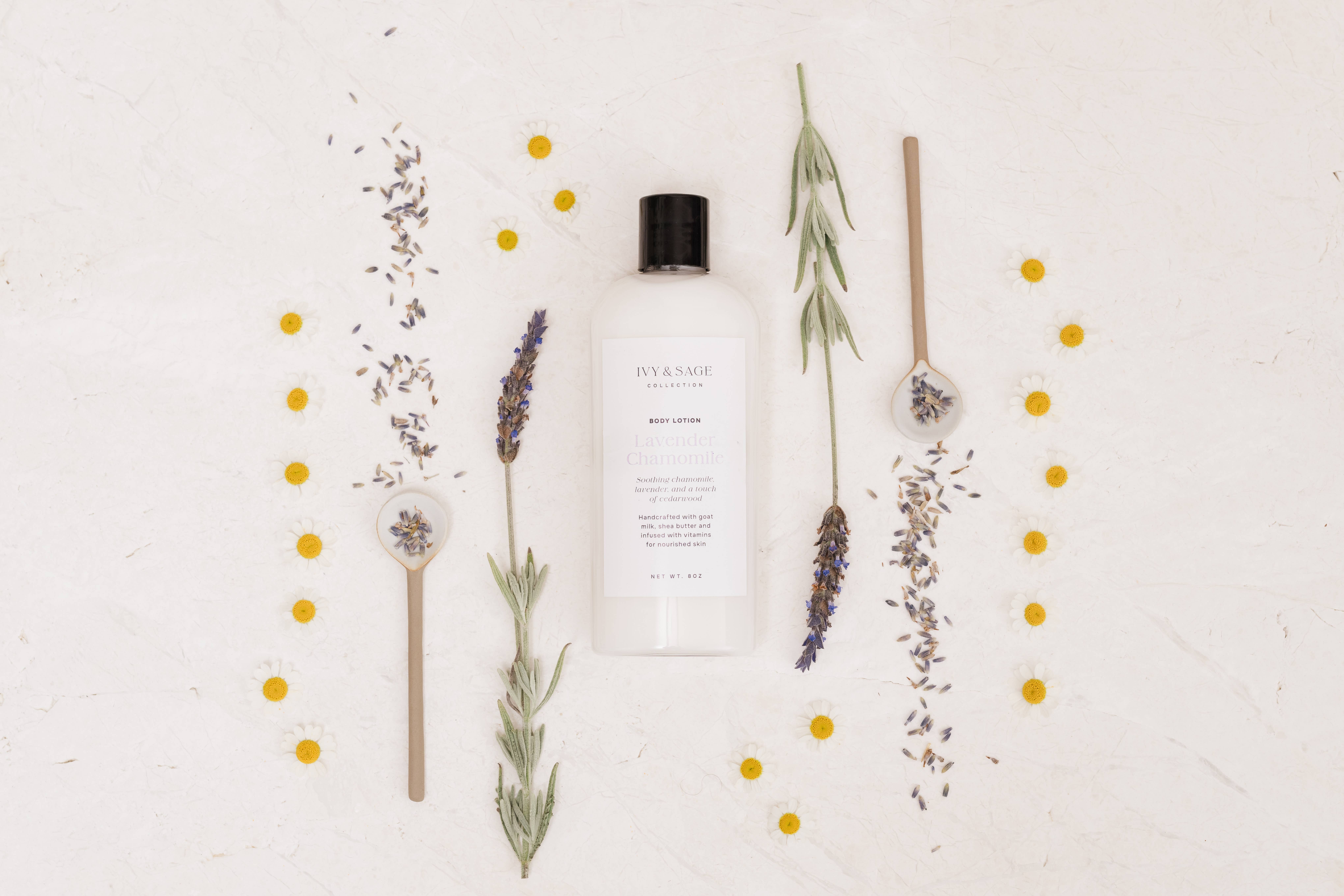 Ivy & Sage Collection - Wholesale Body Cream/Lotion - Body Lotion – Lavender & Chamomile, Hydrating & Floral2