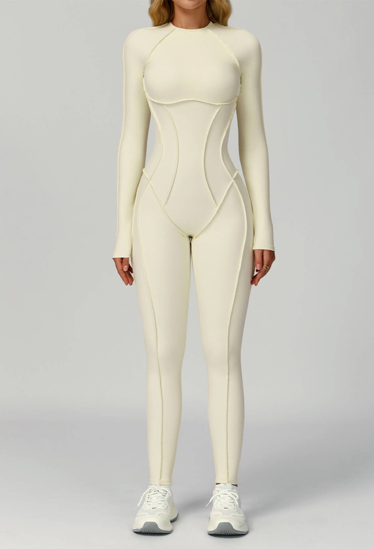 Crave by FW – wholesale Unitard – Dam – Långärmad rygglös yoga one-piece jumpsuit14