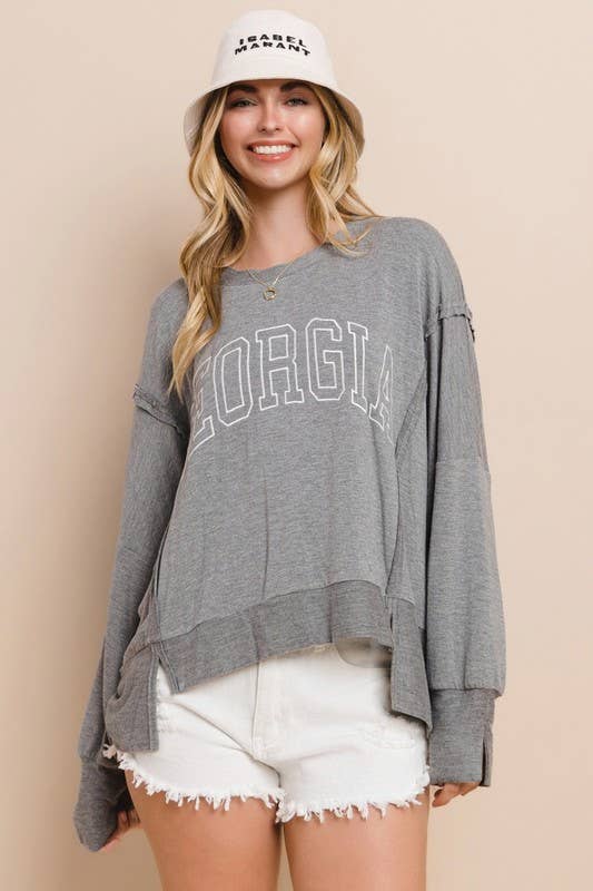 Oddi - Venta al por mayor Sudadera estampada - Mujer - Sudadera Plus Baby French Terry Solid State0