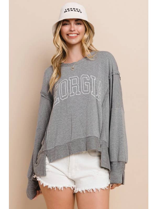 Oddi - Venta al por mayor Sudadera estampada - Mujer - Sudadera Plus Baby French Terry Solid State