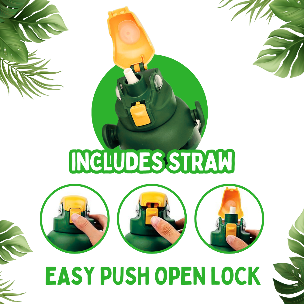 Cocosmile - Wholesale Water Bottle - Coco Parrot Lantern Cup - Kids’ Insulated Water Bottle6