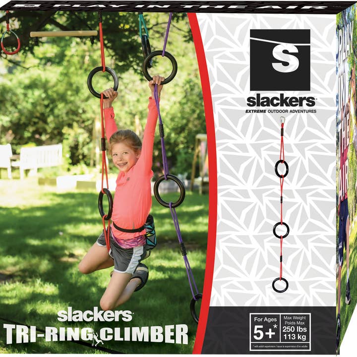 Slackers® Tri Ring Vine Climber for wholesale by Bolder Play