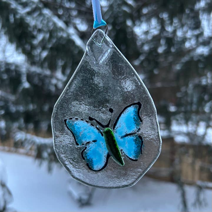 Zonvanger - Tranen Vlinders voor wholesale door Creativity In Glass Designs