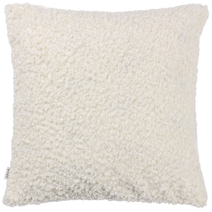 Coussin bouclé texturé Cabu écru pour la vente par Riva Home