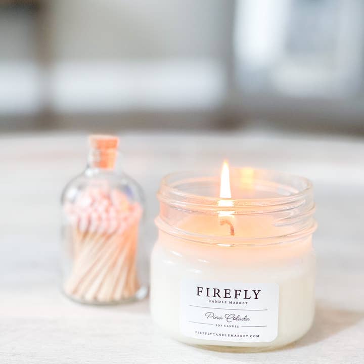 Firefly Candle Market - Wholesale Jar/Filled Candle - Pina Colada - Limited Edition