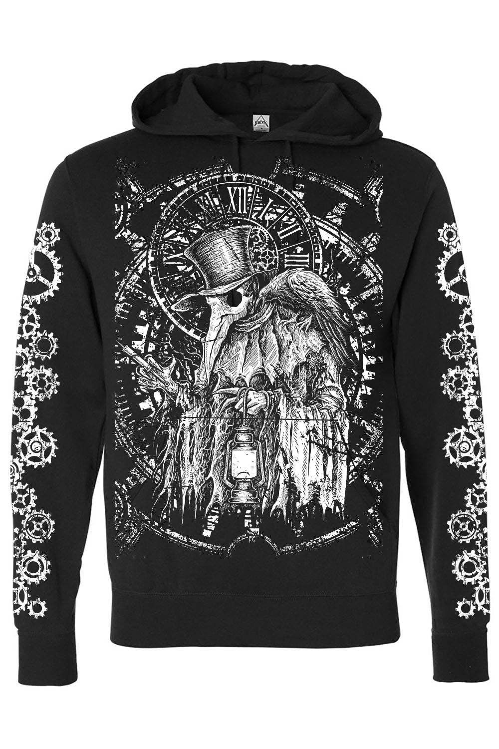 vampirefreaks – Großhandel Hoodie – Unisex – Clockwork Plague Doctor Hoodie [Reißverschluss oder Pullover]1