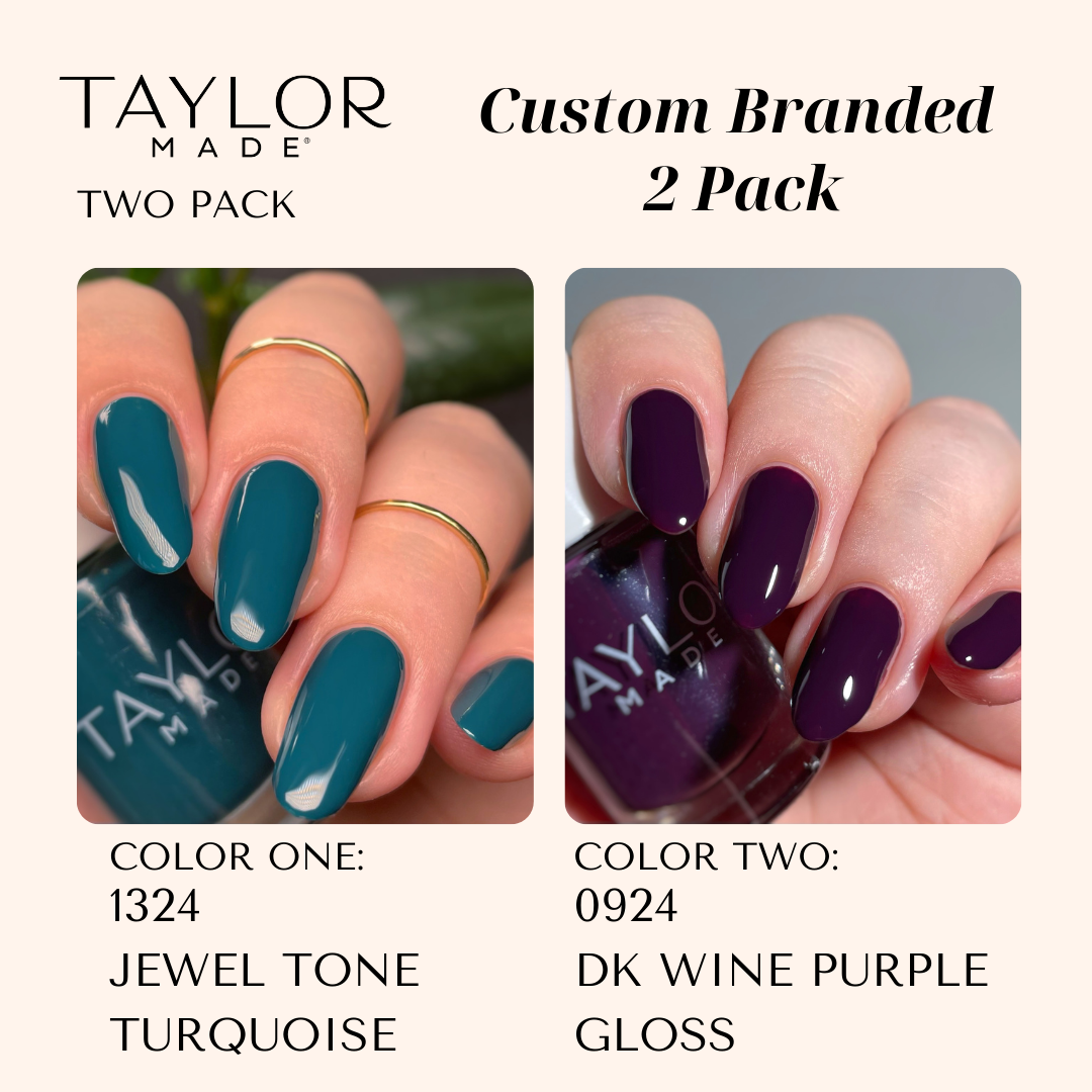 Taylor Made Polish – wholesale Nail polish – Custom Nail Polish: 2 Pack Long-wearing + Vegan + Non-toxic203