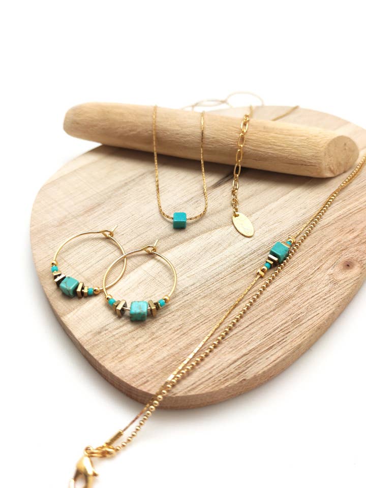 Brincos de argola Nati por atacado de Enelli