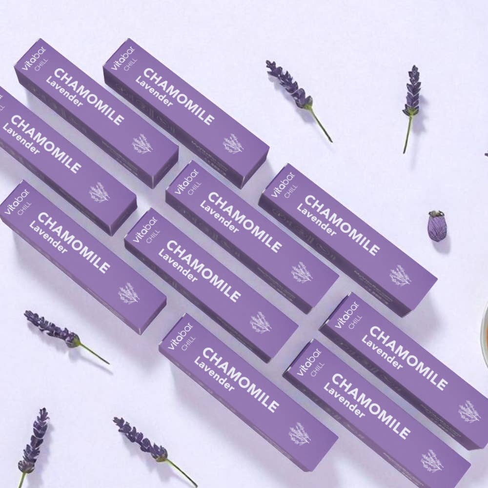 VitaBar - Wholesale Aromatherapy Inhaler - CHILL - Chamomile - Lavender Flavor 10-PACK1