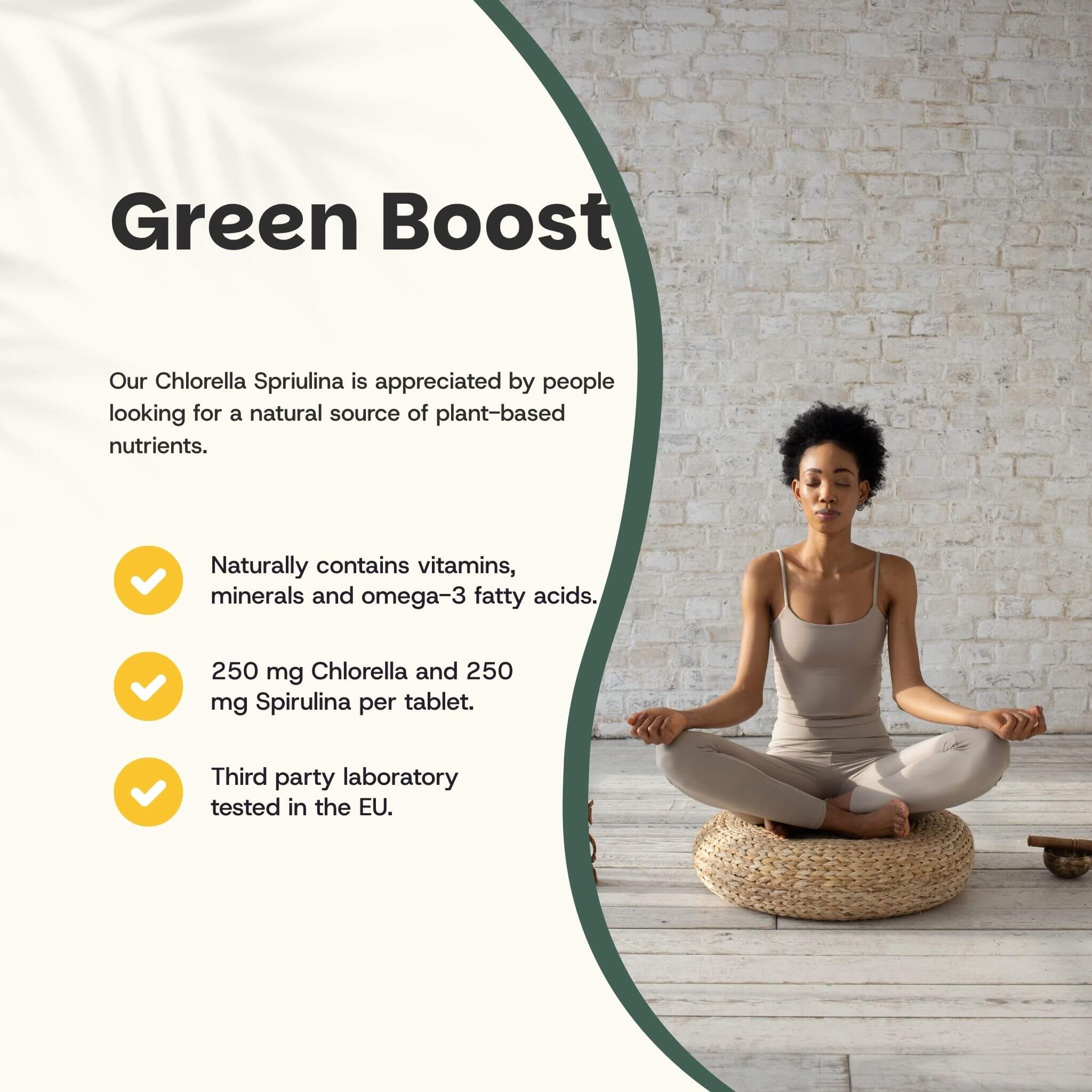 Cupplement b.v. - Wholesale Oral Supplement/Vitamin - Spirulina Chlorella Tablets 500 mg Organic  300 Tablets1