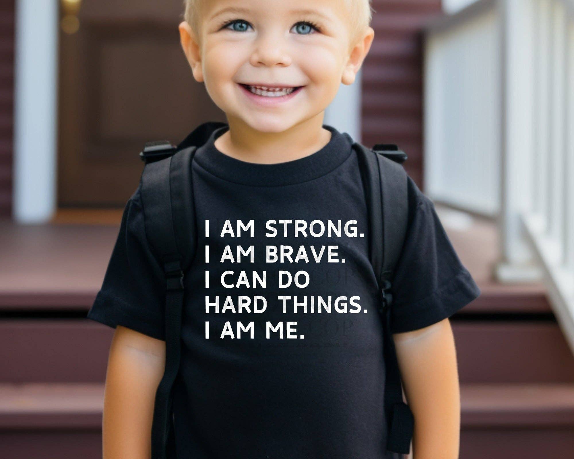 Cash & Drix Wholesale - Wholesale Screen Printed T-Shirt - Kids - I Can Do Hard Things. I Am Me. - Tee0