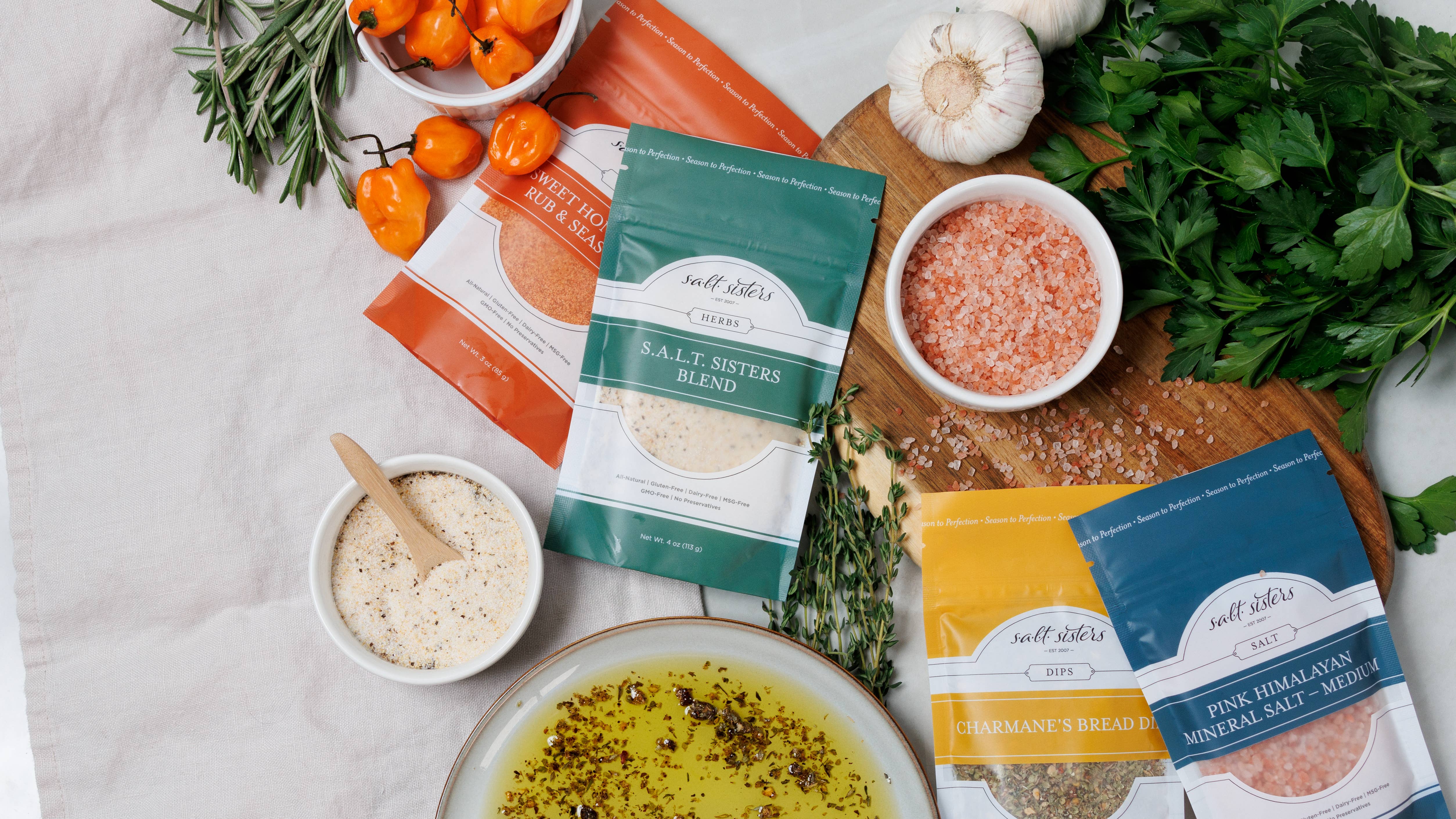 Salt Sisters - Wholesale Salt - All-Natural Mineral Salt - Pink Himalayan - Fine - 5 oz3