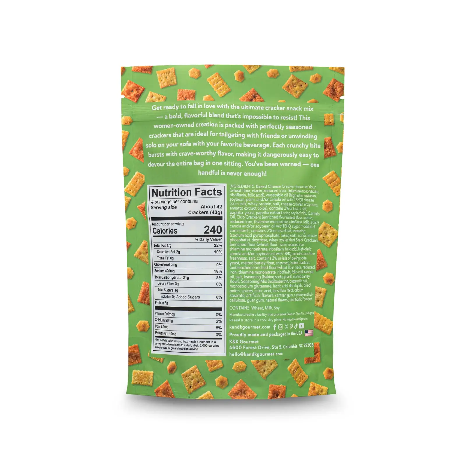 K&K Gourmet - Wholesale Crackers - 6 O'Clock Crunch - Original1