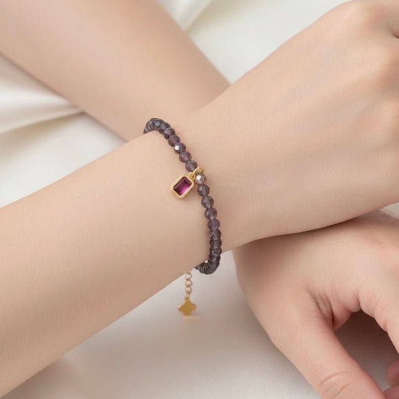 OE! - Vendita all'ingrosso Bracciale con perline - SPLENDORE DI AMETISTA - braccialetto1