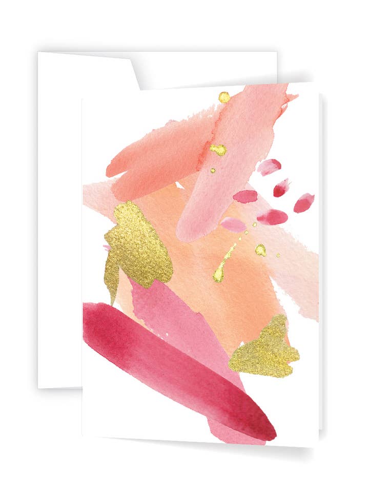 Abstract Art Greeting Card for wholesale by Ellen Walsh Designs