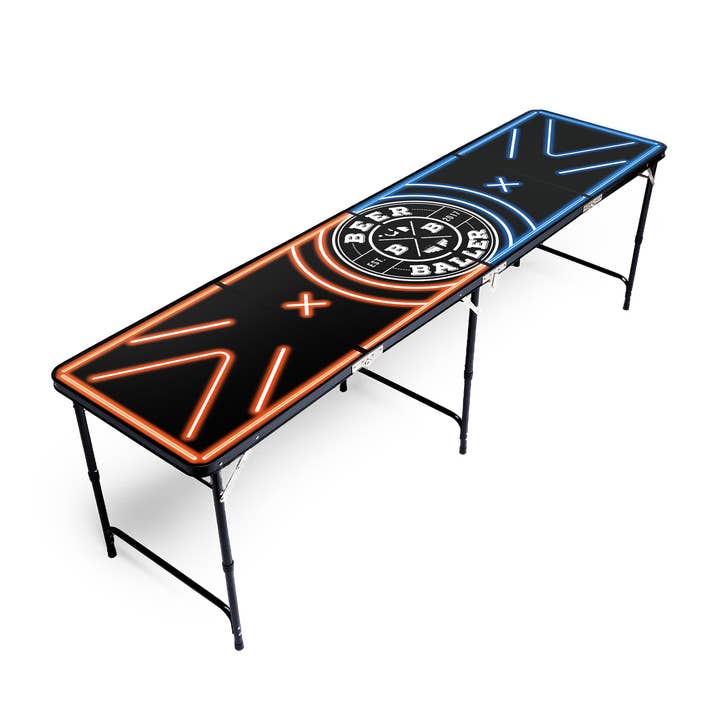 BeerBaller GmbH – Engroshandel Brætspil – LED NEON ølpong bord (uden kopholder)