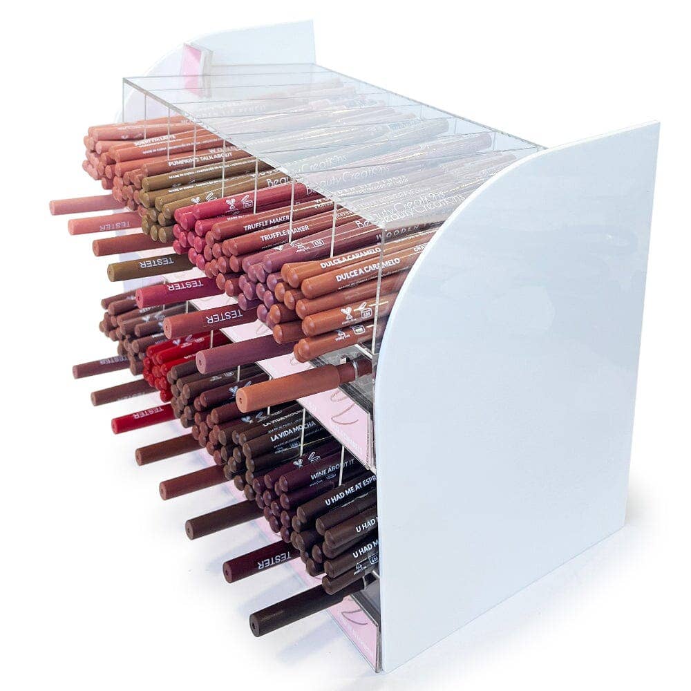 Walana Beauty - Wholesale Lipstick - WOODEN LIP PENCIL 16 COLORS DISPLAY SET + FREE TESTERS0
