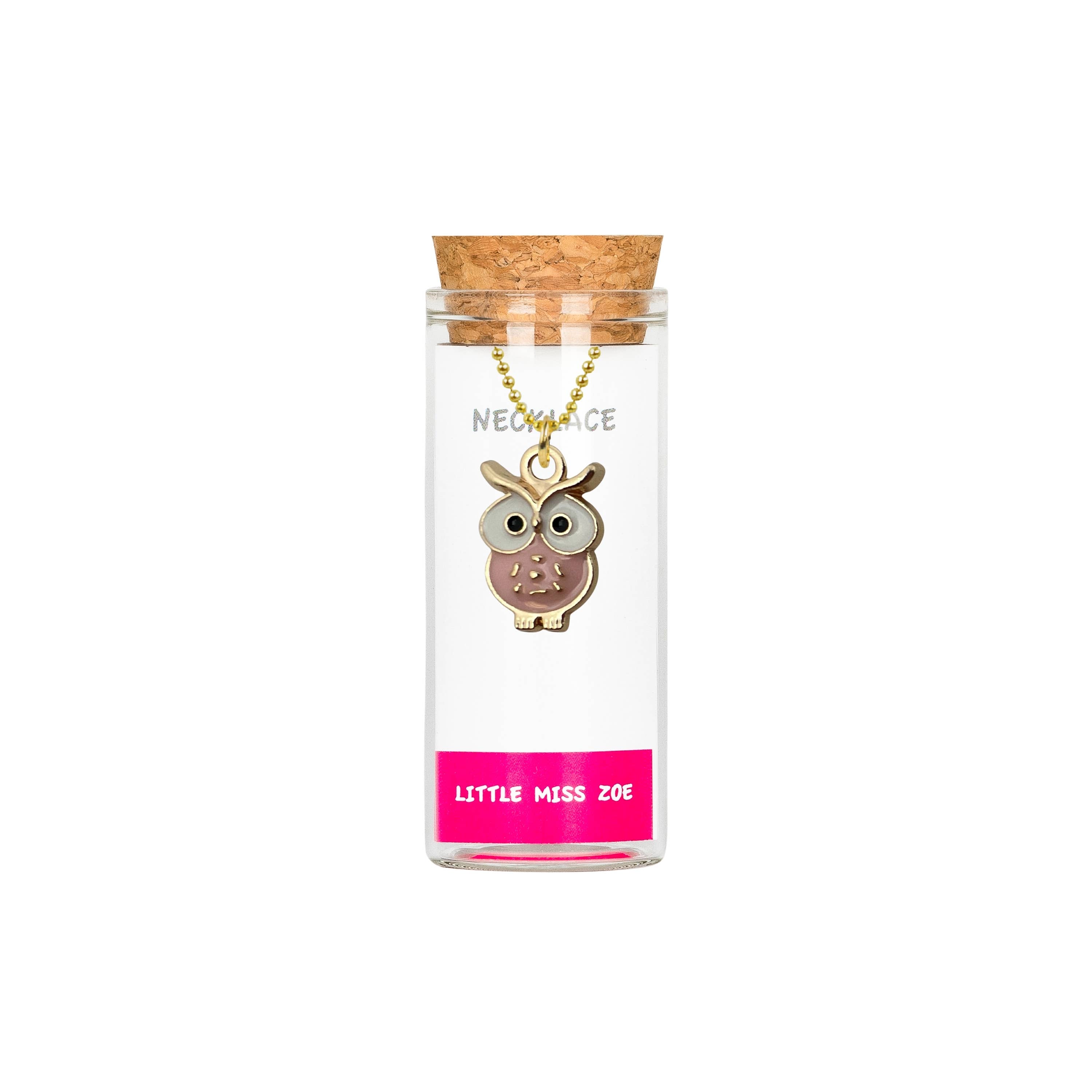 Little Miss Zoe - Wholesale Kids Necklace - Kids - Kids Charm Necklace in a glass bottle76