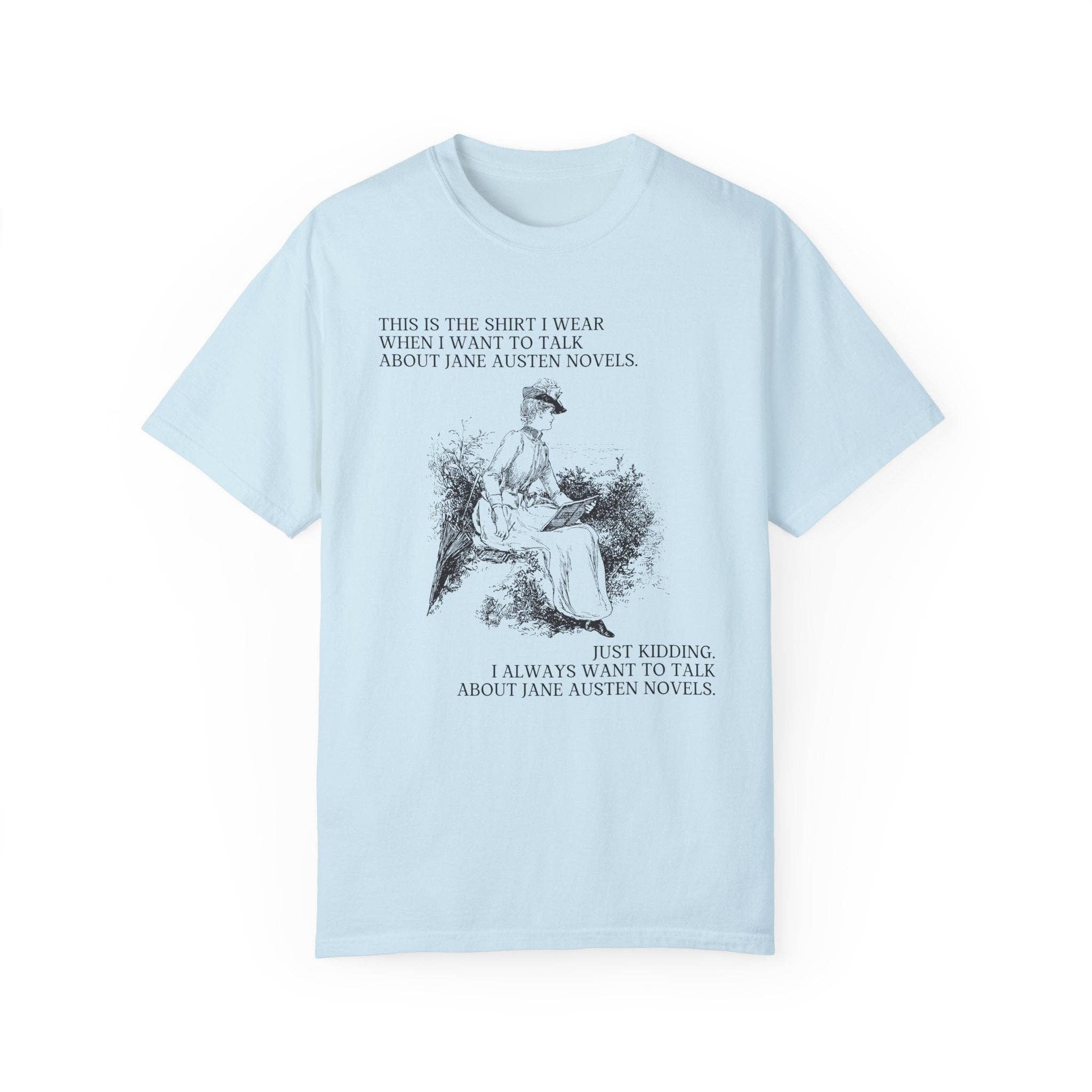 Opal and June - Wholesale Screen Printed T-Shirt - Women's - Bookish Jane Austen Tee Shirt for Romance Reader, Funny Historical Romance Tee Shirt for Classic Literature Bookworm, Romance Writer Gift7