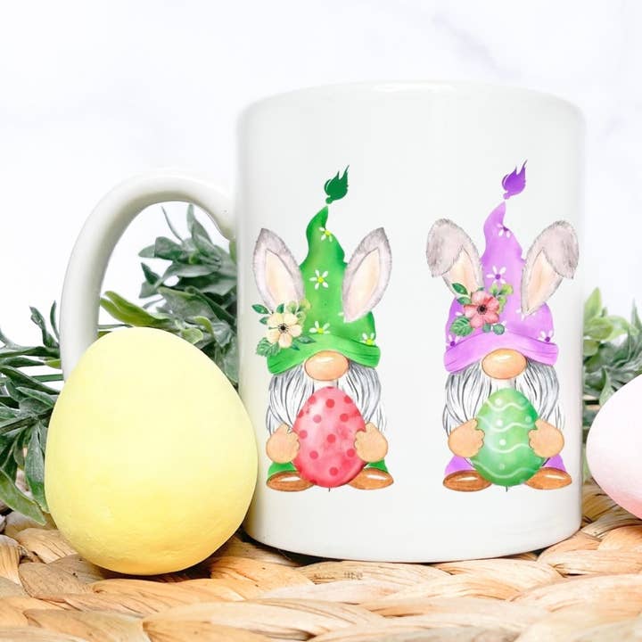 Gnomes Easter Coffee Mug for wholesale by Dazzle Design Diva