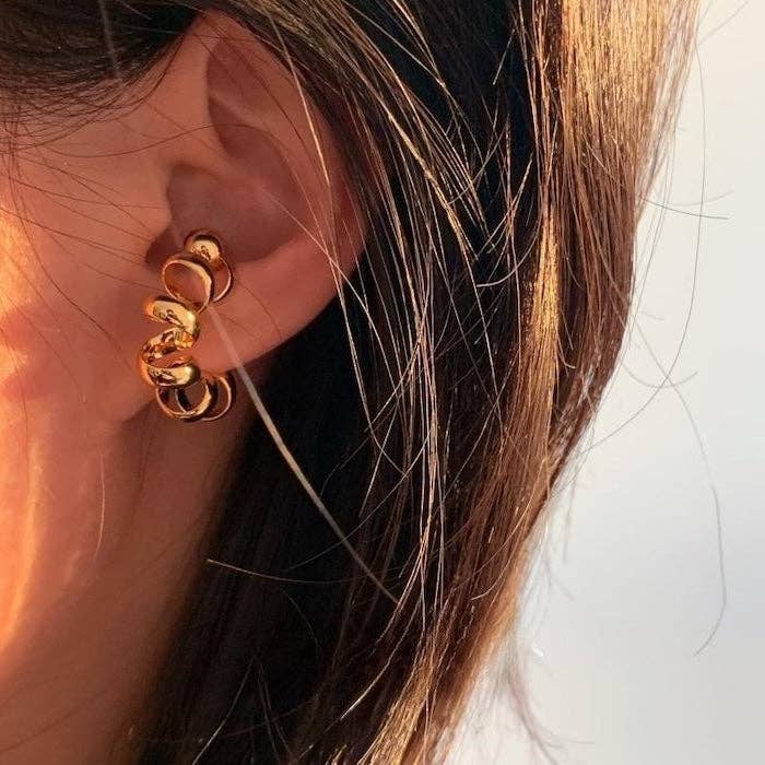 LanLivia - Wholesale Manchet-/omslagoorbellen - Uniek Draadontwerp Oor Manchette-Eén Stuk2