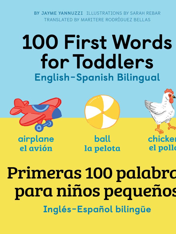 100 First Words for Toddlers: English-Spanish Bilingual for wholesale by Sourcebooks