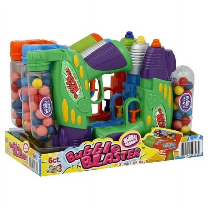 Bubble Blaster fyldt med Gumballs 12 ct. for engroshandel hos Sugar Bear Candy