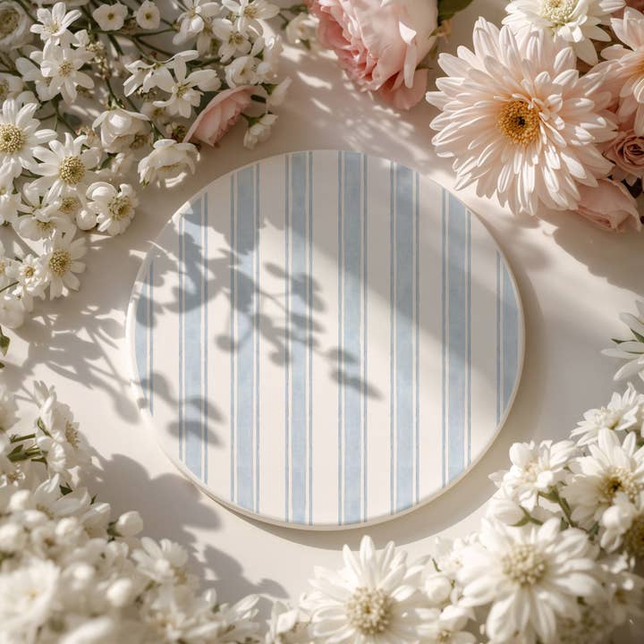 Gia Roma - Wholesale Decorative Tabletop Object - Blue Country Coaster Elegant Grandmillennial Blue Home Decor14