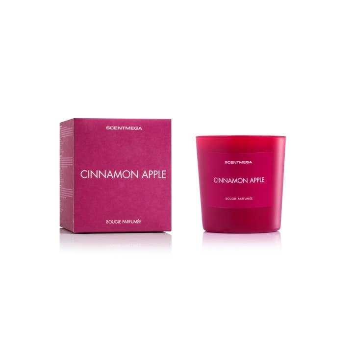 CINNAMON APPLE SOY WAX CANDLE for wholesale by SCENTMEGA