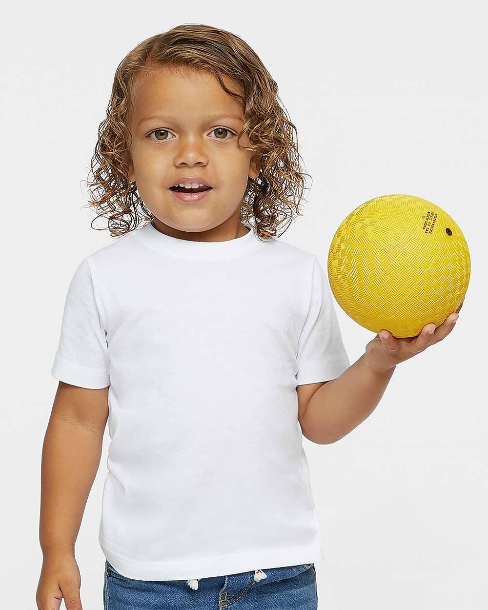 Total Apparel - Wholesale T-Shirt - Kids - Rabbit Skins Toddler Fine Jersey Blank T-Shirt 2T-7 | 332183