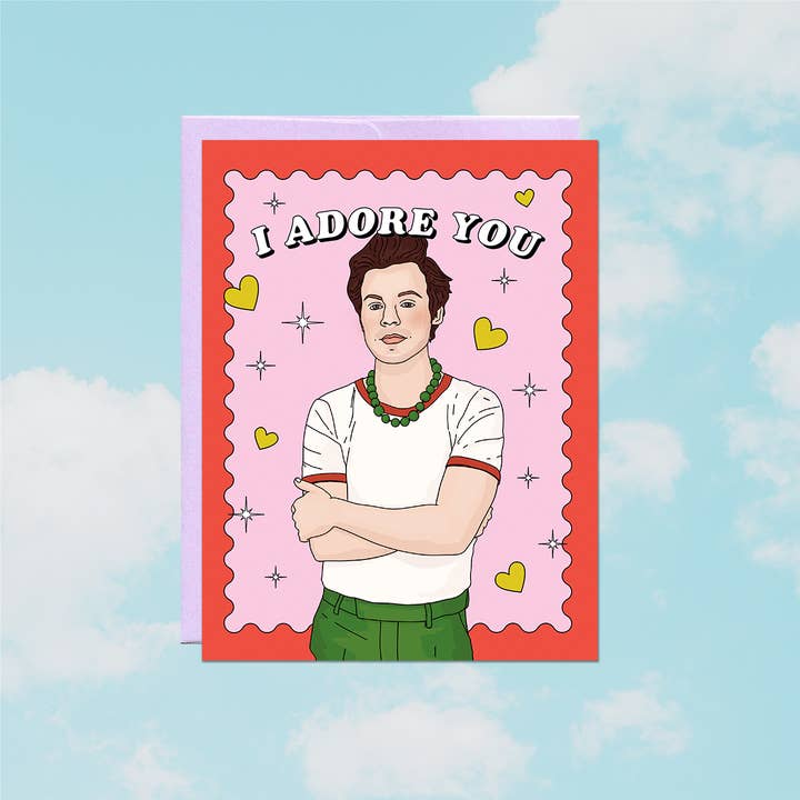 Party Mountain Paper co. - Wholesale Love Card - Harry Adore You | Last Chance