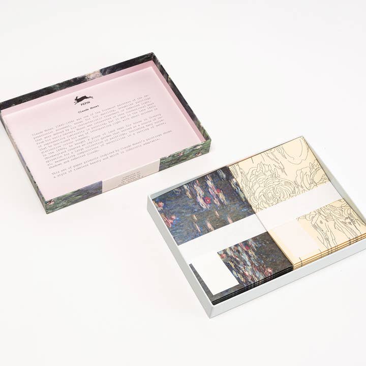 Pepin Press – Großhandel Briefpapier-/Postkarten-Set – Claude Monet Korrespondenz-Set2
