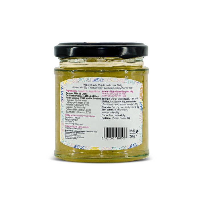 Ilanga Nature - Wholesale Jam/Jelly - Vanilla pineapple jam 220g3
