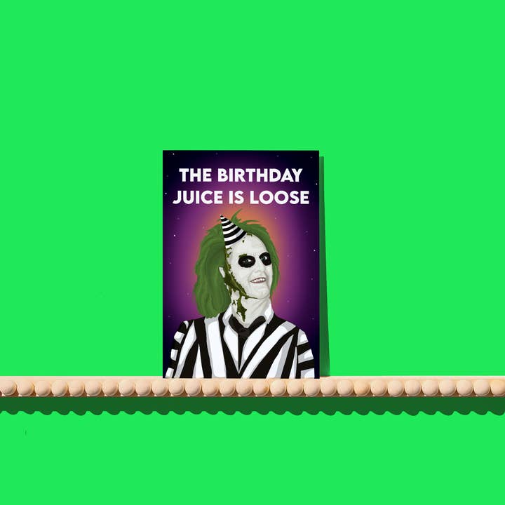 by Rosybum - Wholesale Birthday Card - Beetlejuice Birthday Card