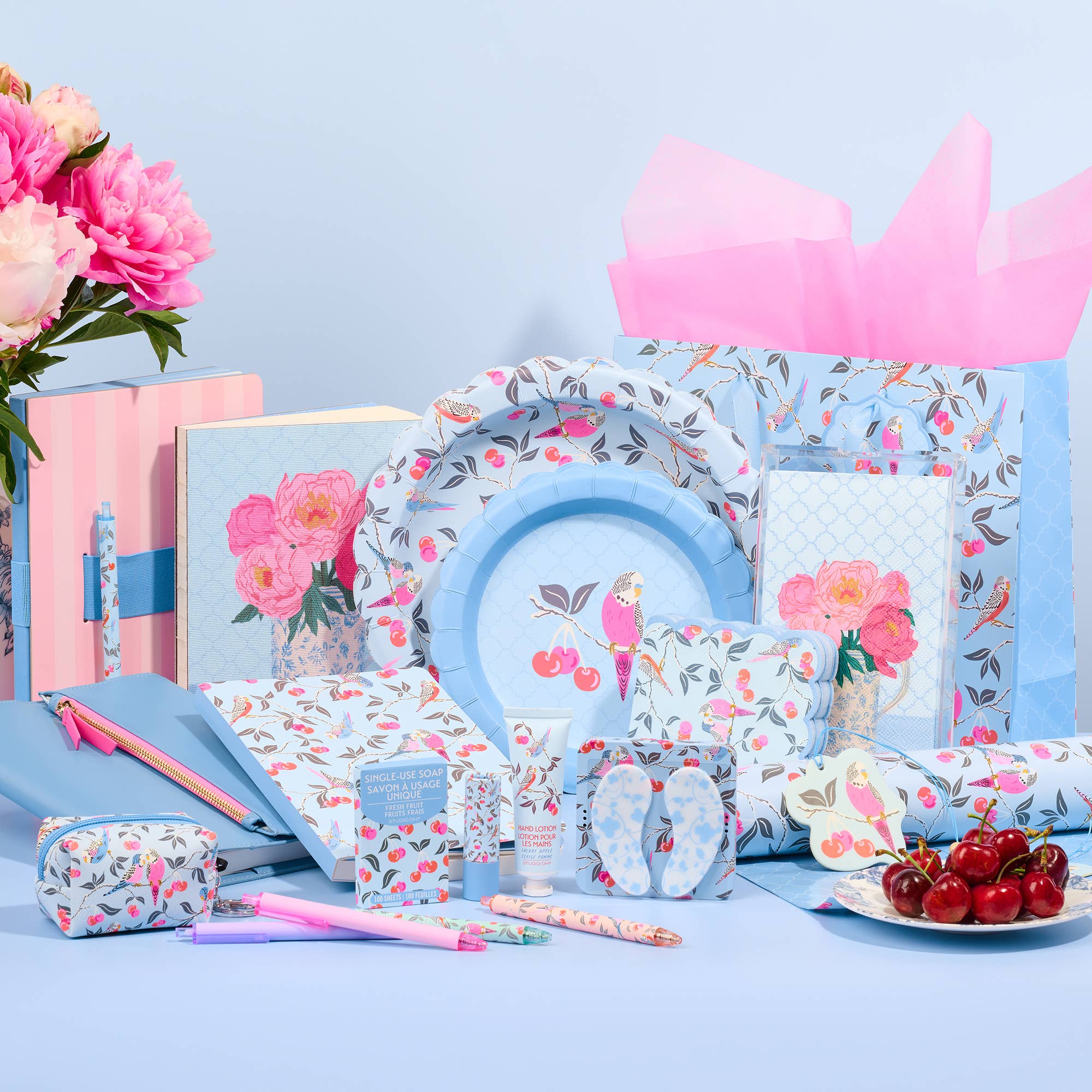 Studio Oh! - Wholesale Eye Treatment Mask - Birds in the Cherry Tree Reusable Under-Eye Patches5