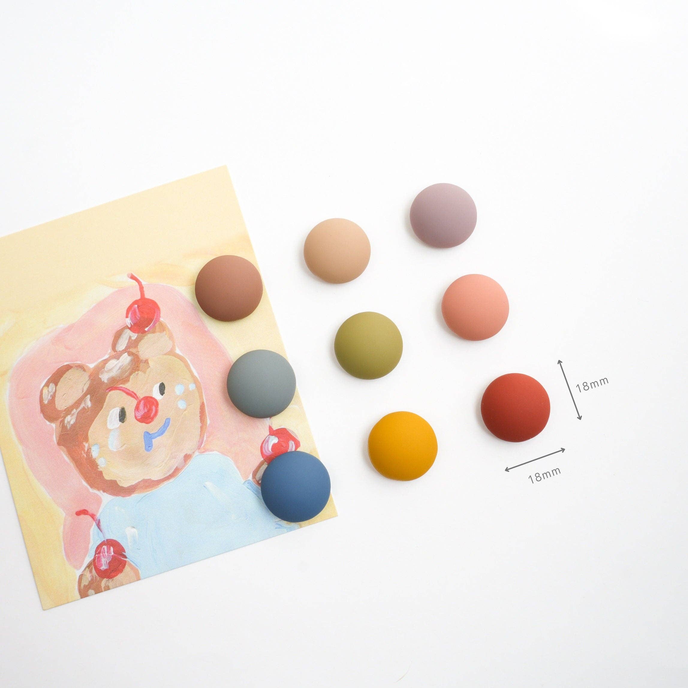 Mini Story Co - Wholesale Magnet - Colourful Matte Magnet Set3