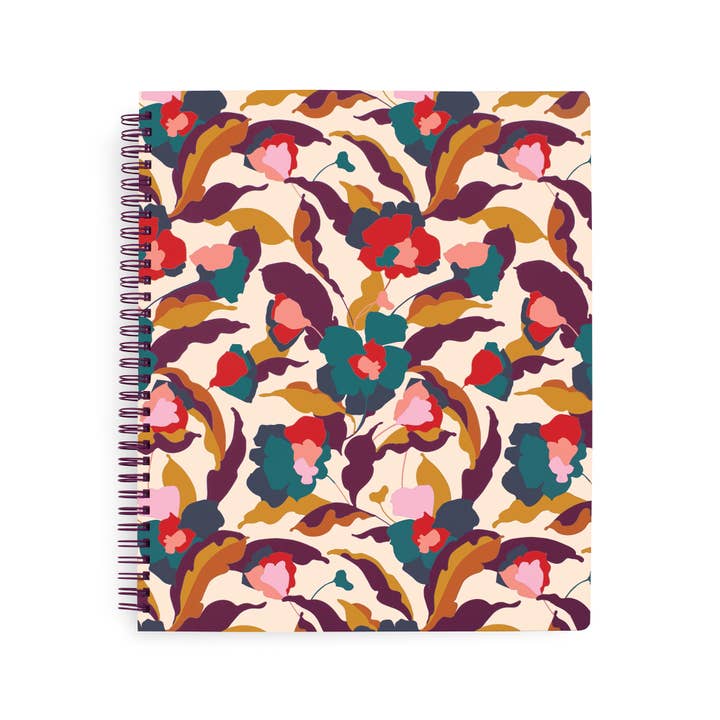 Vera Bradley by Lifeguard Press - Wholesale Notebook - Notebook with Pocket, Immersed Blooms Jewel
