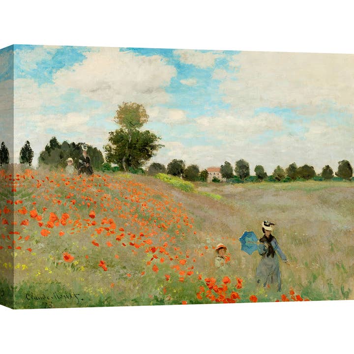 Lærredsmaleri i museumskvalitet: Claude Monet, Papaveri for engroshandel hos Selected Artworks Italia