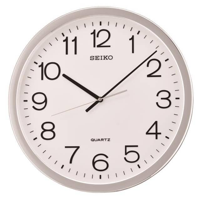 Seiko Clocks USA - Wholesale Wall Clock - 16" Office Classic Numbered Quiet Sweep Wall Clock
