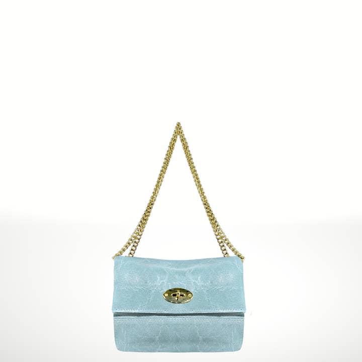 ITALIAN'S LEATHER - Wholesale Clutch Bag - Women's - Daiana Suede Leather Bag 2207135