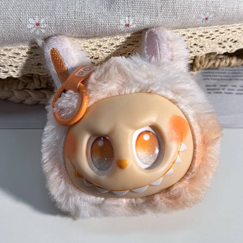 Auraquise - Vente Porte-clés – femme - Porte-clés en peluche tie-dye Lalububu Accessoire mignon pour sac et clés de voiture5