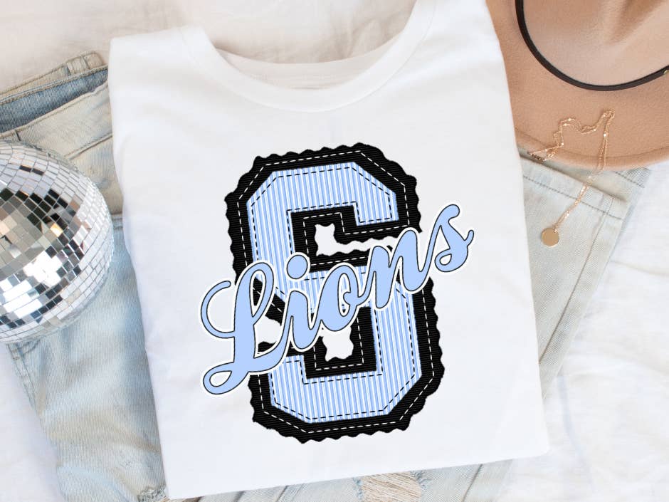 4Twenty4 Printed Apparel - Wholesale Sweatshirt - Women's - Prepster Varsity Mascot Tee or Sweatshirt